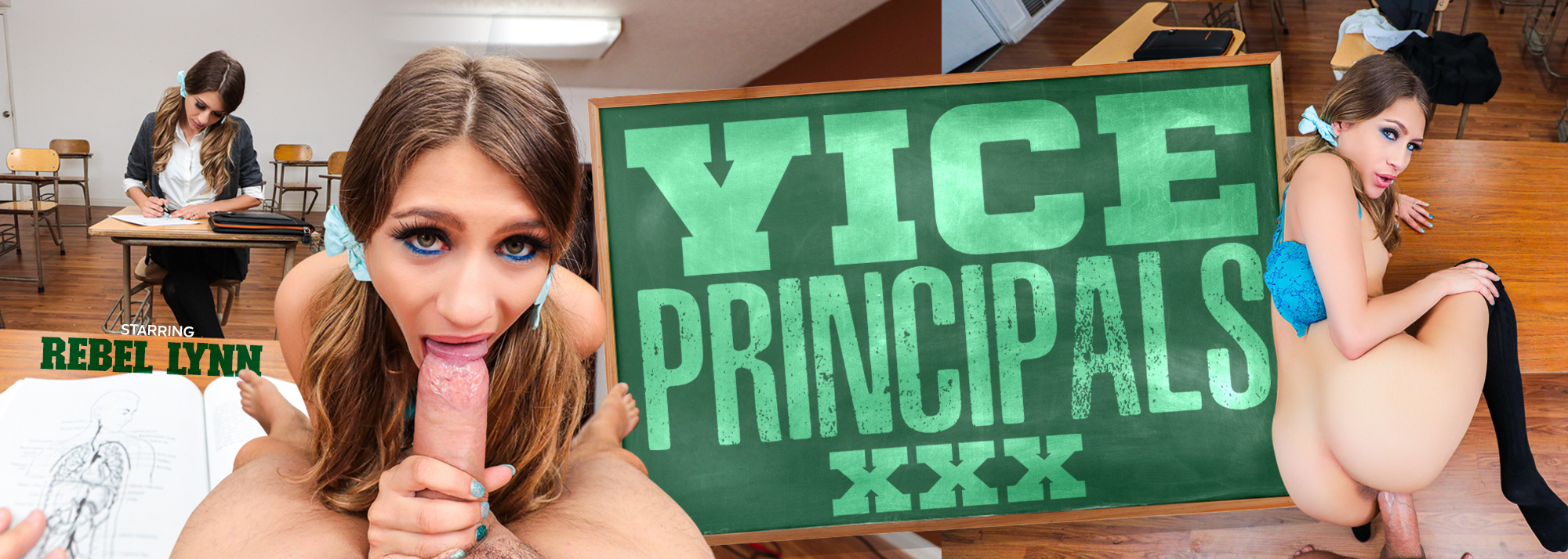 Vice Principals XXX - VR Porn Video, Starring Rebel Lynn VR