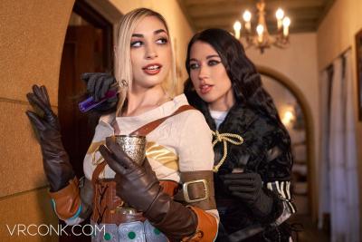 The Witcher: Yen & Ciri (A Porn Parody) cosplay 4k vr sex video