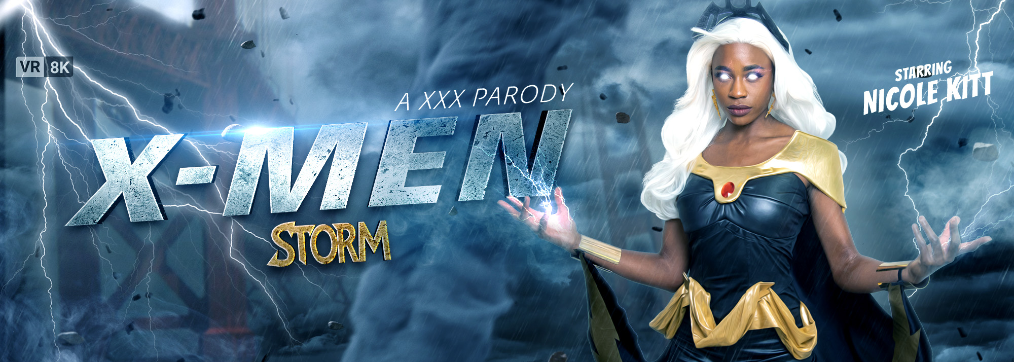 X-Men: Storm (A XXX Parody) - VR Porn Video, Starring Nicole Kitt VR