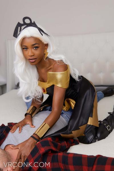 X-Men: Storm Porn Parody cosplay 4k vr sex video