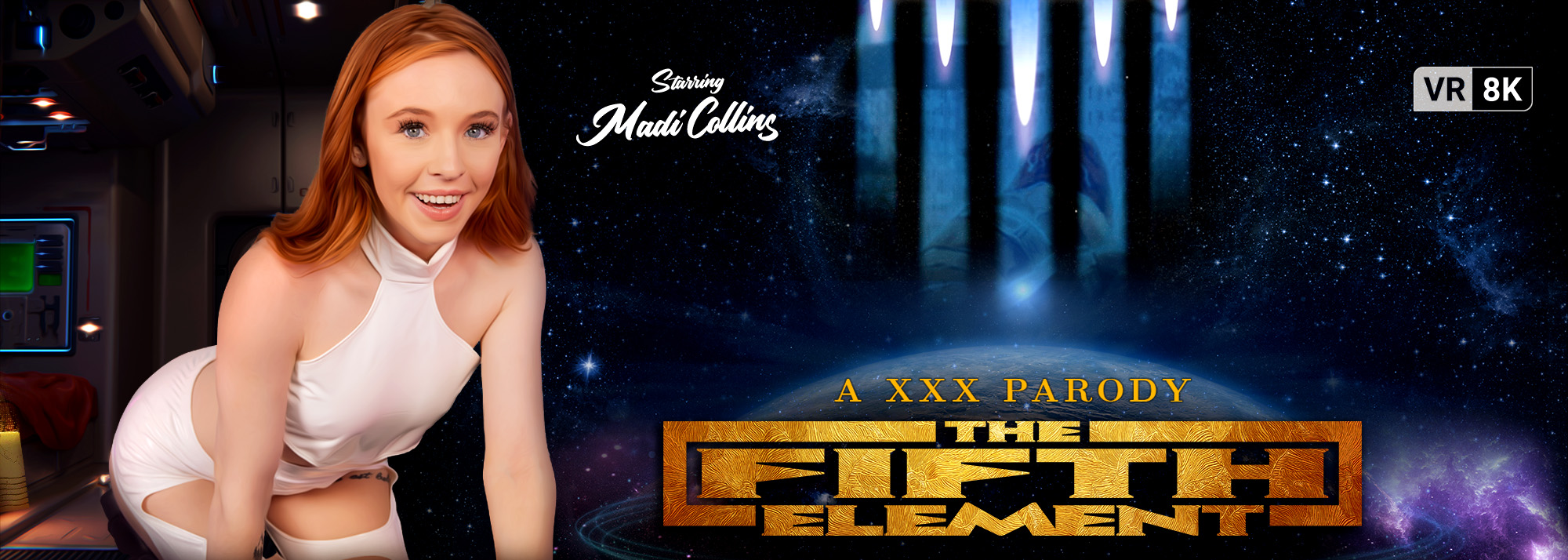 The Fifth Element (A XXX Parody) - VR Porn Video, Starring Madi Collins VR