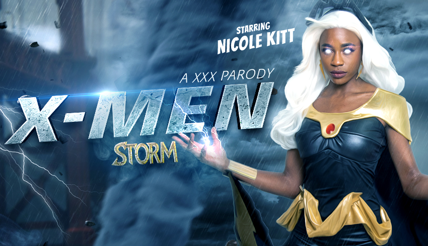 Watch Online and Download X-Men: Storm Porn Parody VR Porn Movie with Nicole Kitt
