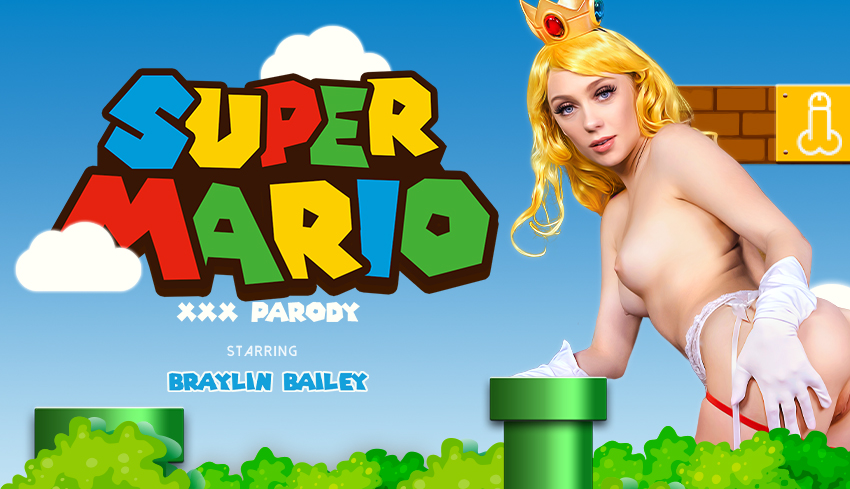 Watch Online and Download Super Mario (A XXX Parody) VR Porn Movie with Braylin Bailey VR