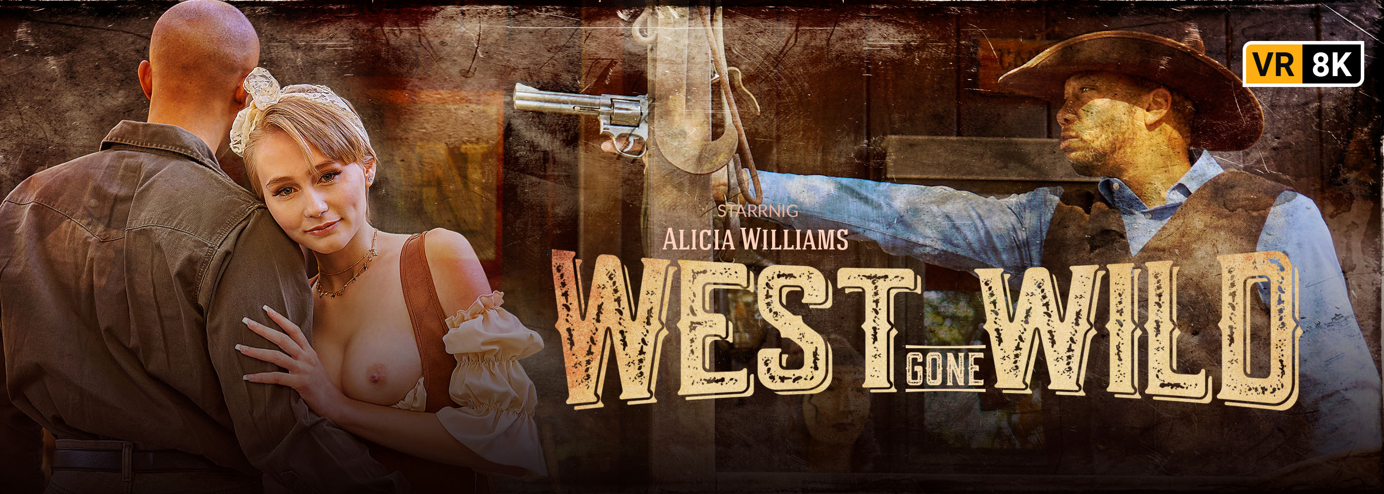 West Gone Wild - VR Porn Video, Starring Alicia Williams VR