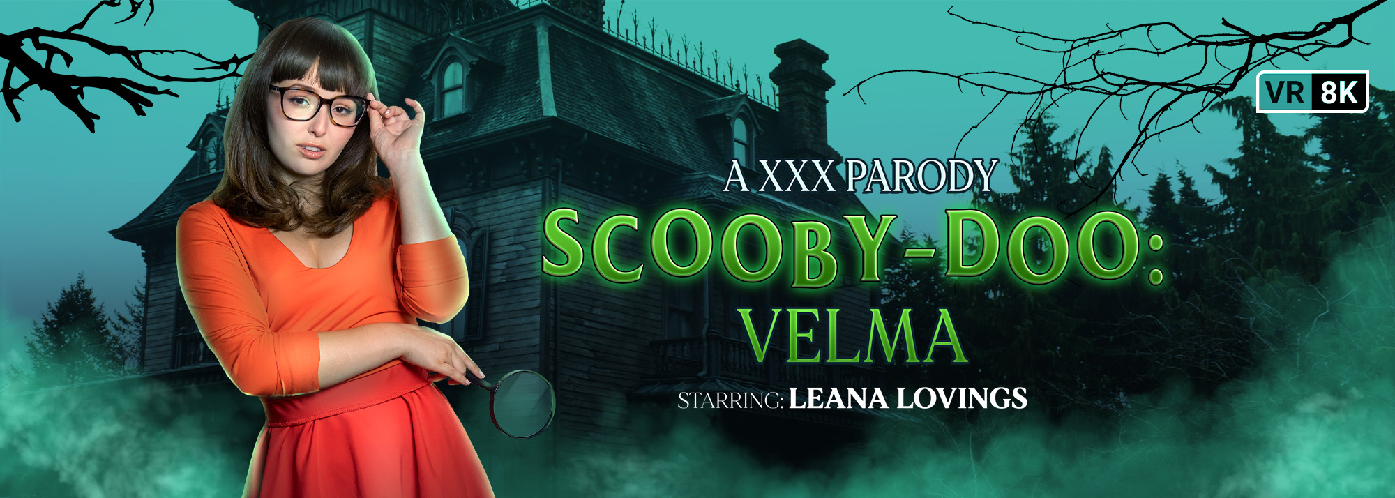Scooby-Doo: Velma Porn Parody - VR Porn Video, Starring: Leana Lovings VR