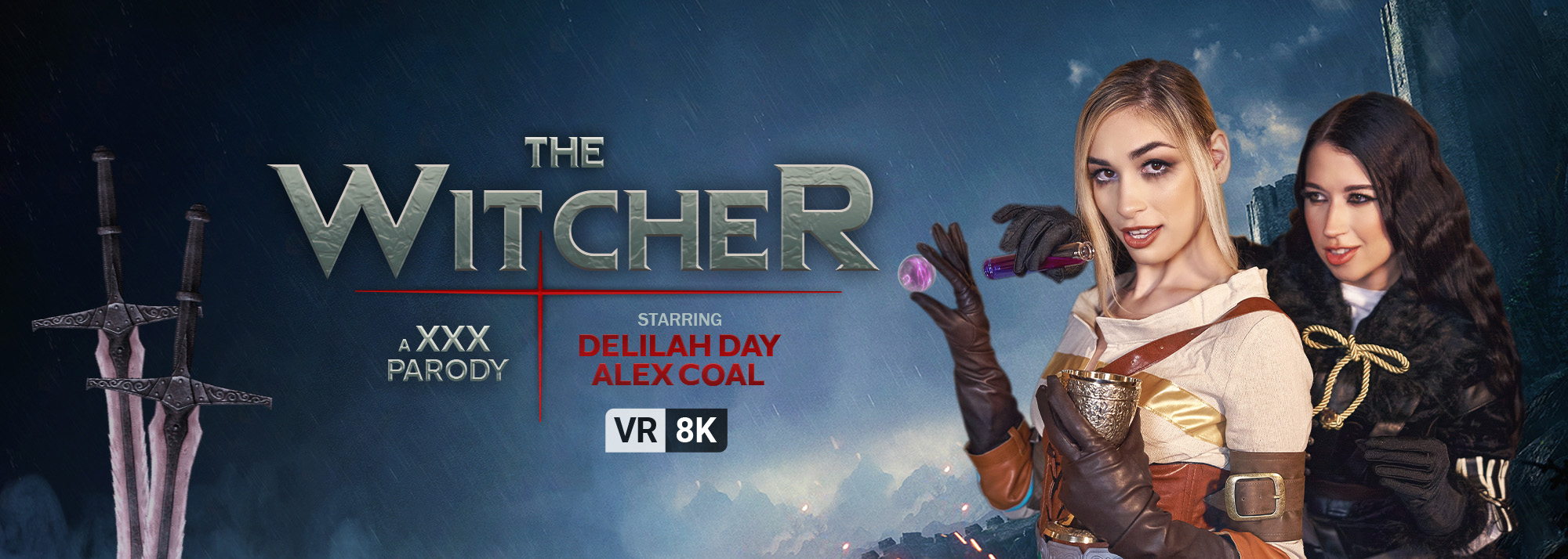 The Witcher (A XXX Parody) - VR Porn Video, Starring Alex Coal VR, Delilah Day VR