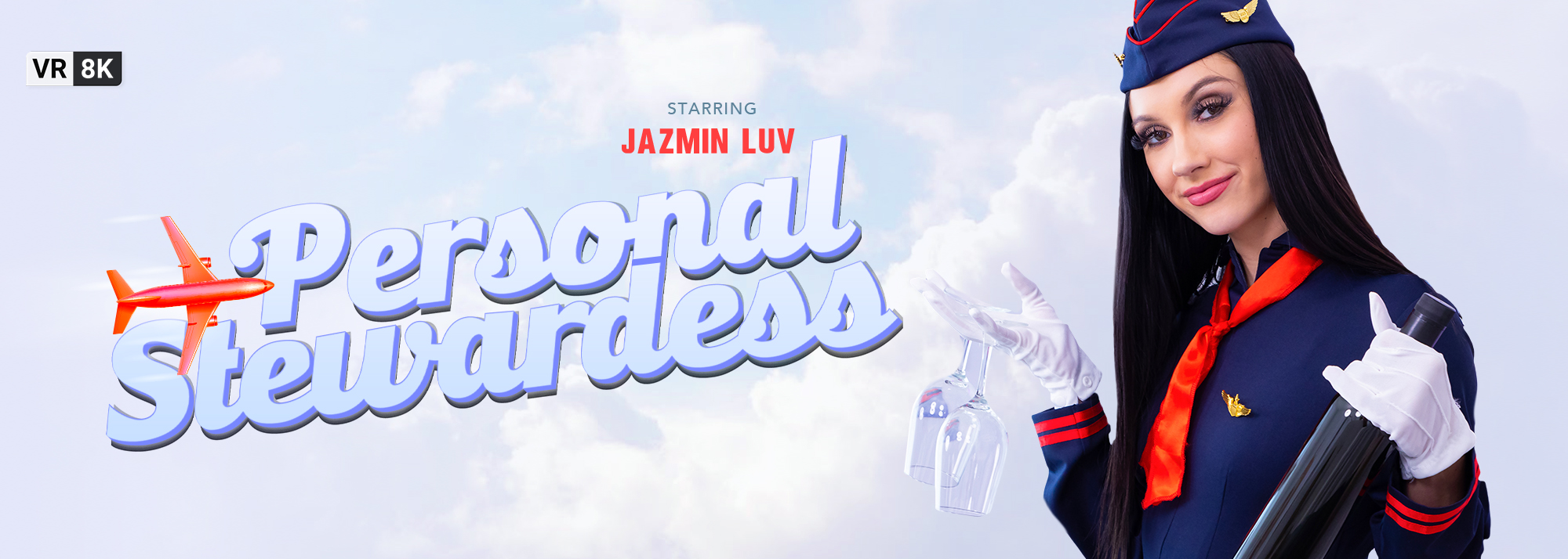 Personal Stewardess - VR Porn Video, Starring Jazmin Luv VR