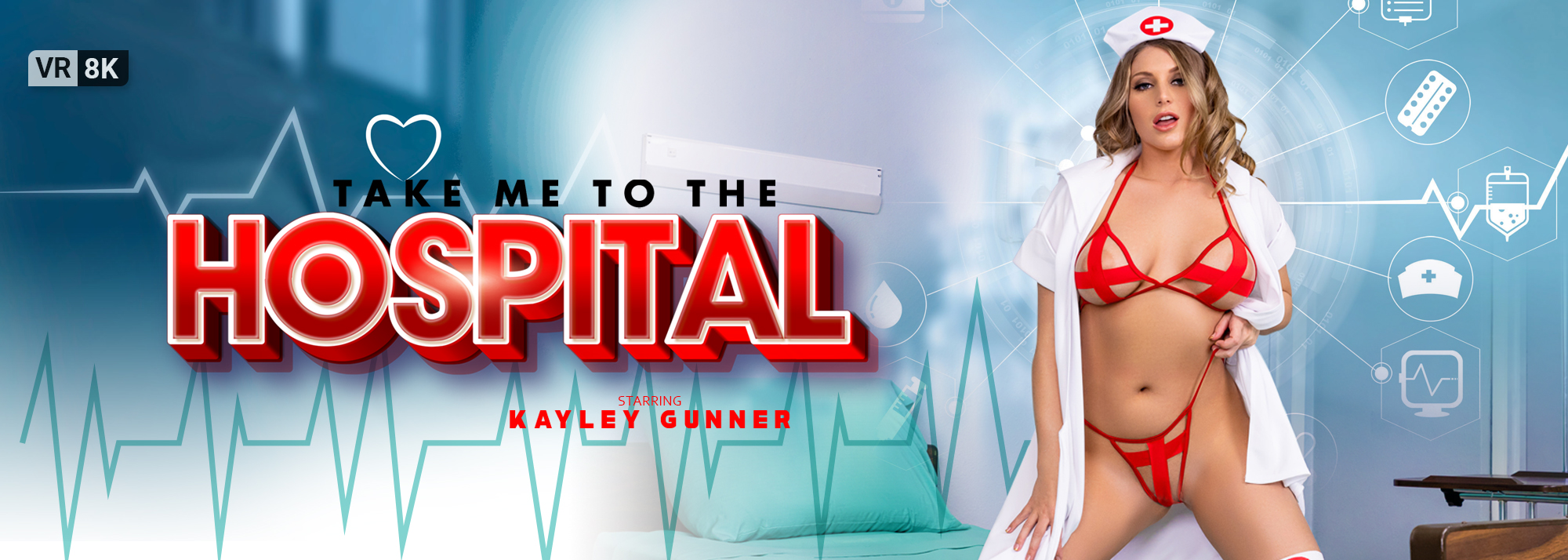 Take Me To The Hospital - VR Porn Video, Starring Kayley Gunner VR