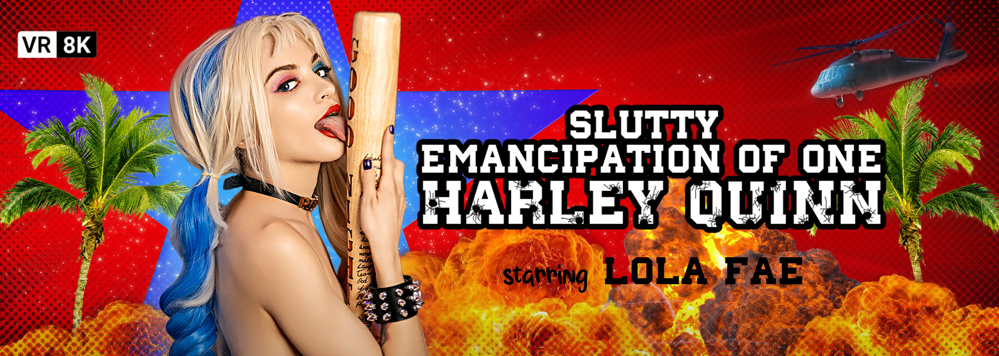 Slutty Emancipation of One Harley Quinn - VR Porn Video, Starring Lola Fae VR