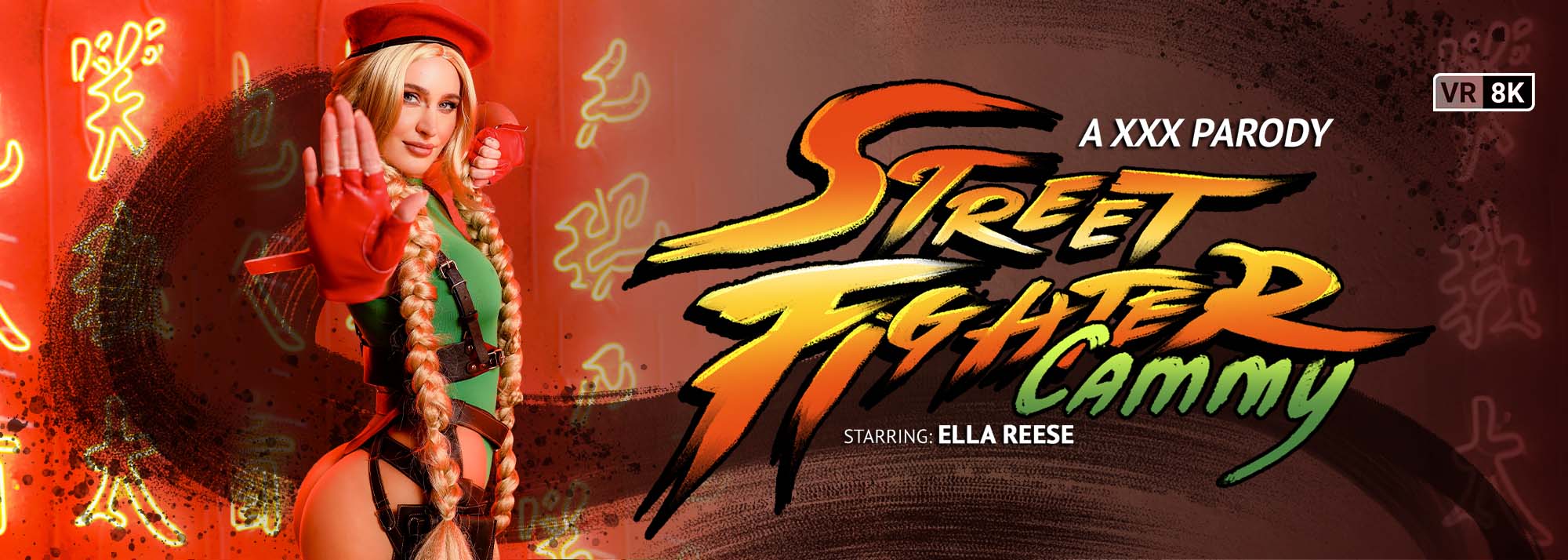 Street Fighter: Cammy (A XXX Parody) - VR Porn Video, Starring: Ella Reese VR