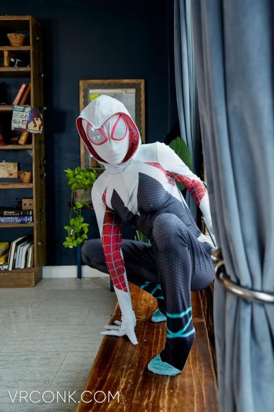 Spider-Gwen (A Porn Parody) cosplay vr sex scene