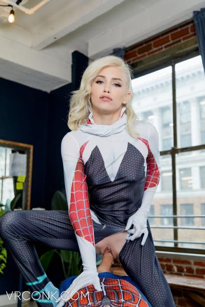 Spider-Gwen (A Porn Parody) cosplay 6k vr xxx scene