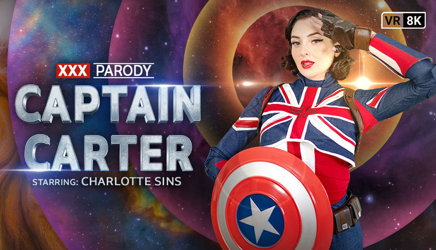 Watch Online and Download Avengers: Captain Carter (A Porn Parody) VR Porn Movie with Charlotte Sins VR