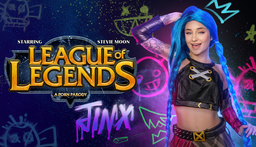 Watch Online and Download League Of Legends: Jinx (A Porn Parody) VR Porn Movie with Stevie Moon VR