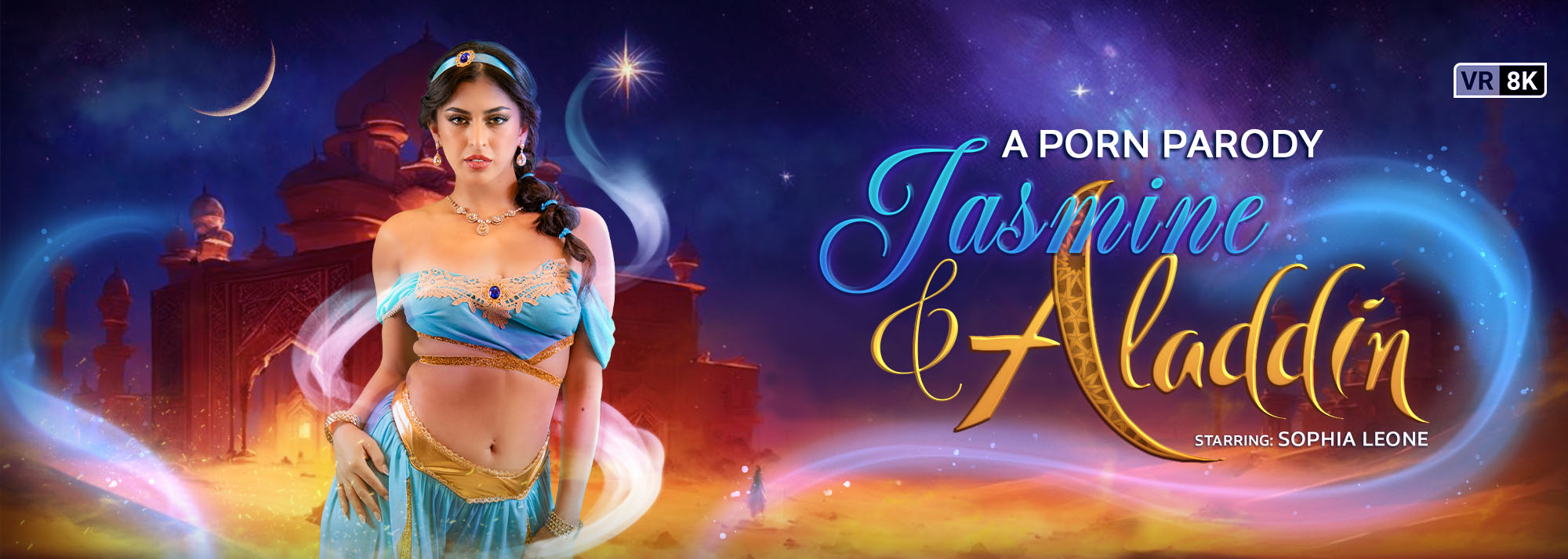 Jasmine & Aladdin (A Porn Parody) - VR Video, Starring: Sophia Leone
