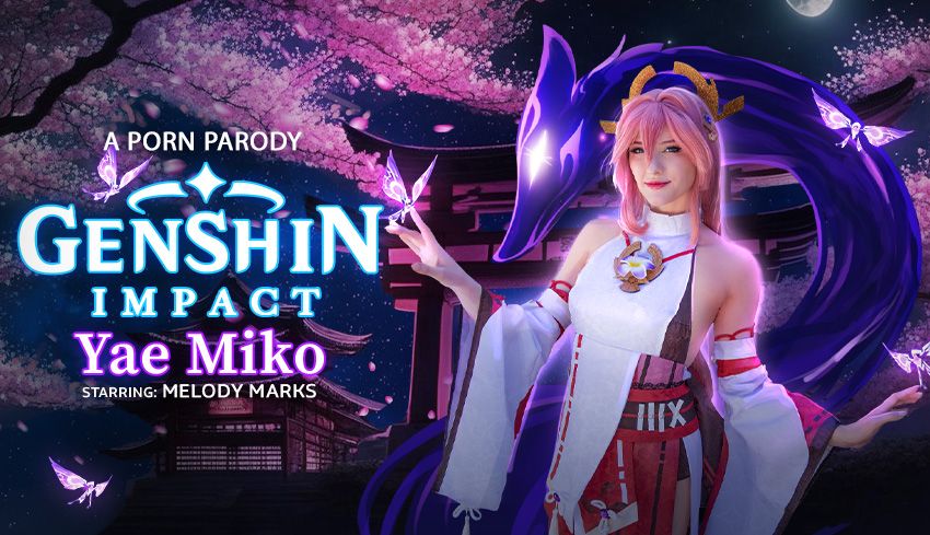 Watch Online and Download Genshin Impact: Yae Miko (A Porn Parody) VR Porn Movie with Melody Marks