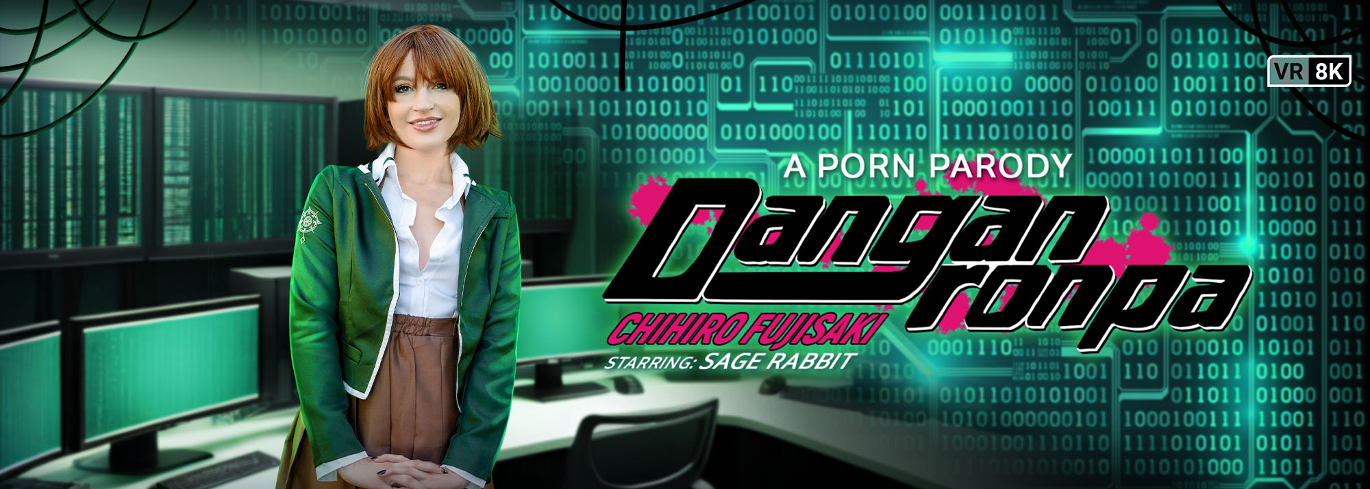 Danganronpa: Chihiro Fujisaki (A Porn Parody) - VR Video, Starring: Sage Rabbit