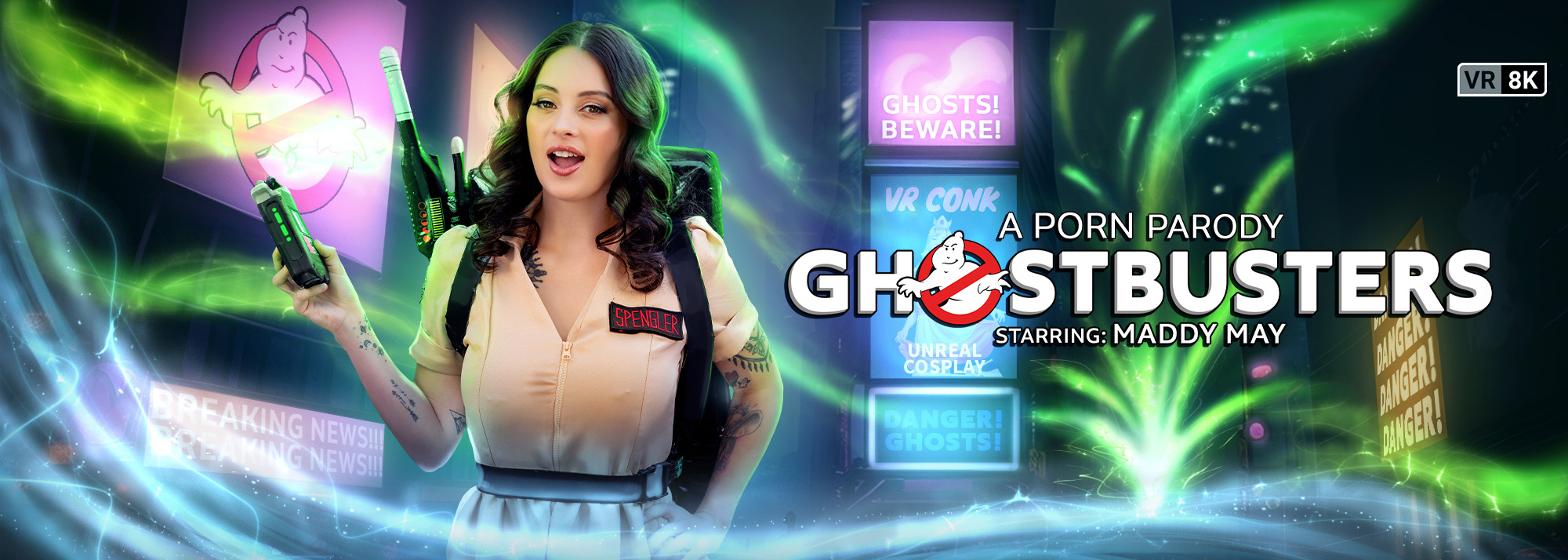 Ghostbusters (A Porn Parody) - VR Video, Starring: Maddy May
