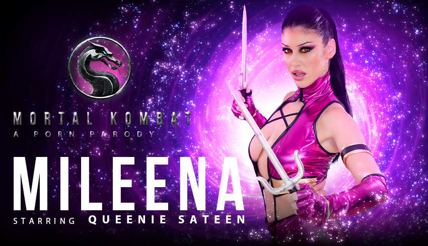 Watch Online and Download Mortal Kombat: Mileena (A Porn Parody) VR Porn Movie with Queenie Sateen
