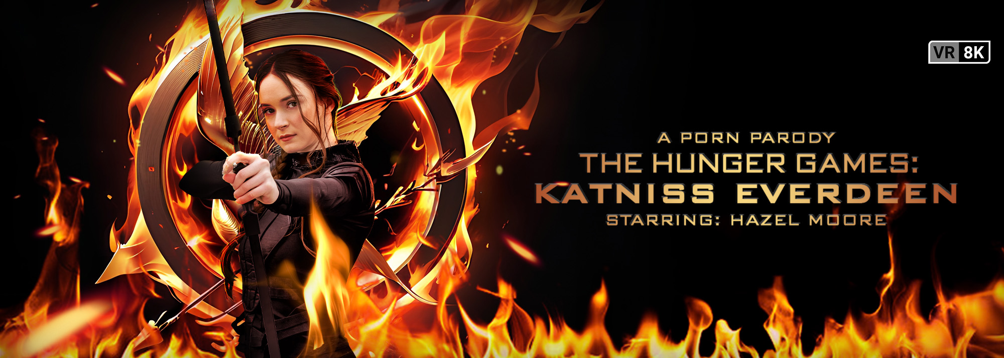 The Hunger Games: Katniss Everdeen (A Porn Parody) - VR Video, Starring: Hazel Moore