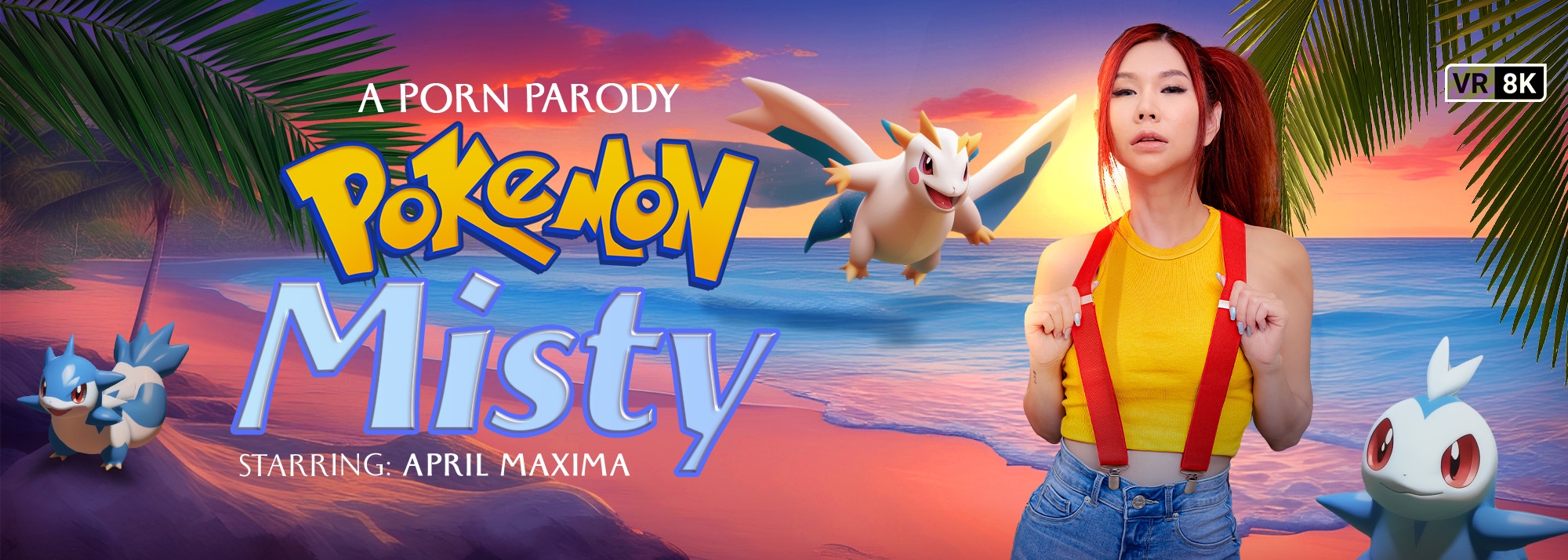 Pokemon: Misty (A Porn Parody) - VR Video, Starring: April Maxima