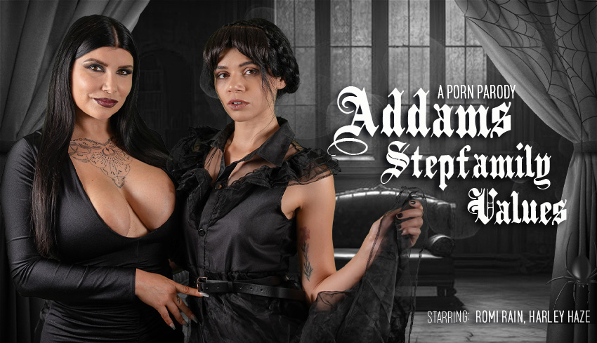 Addams Stepfamily Values A Porn Parody  VR Cosplay Porn Video  