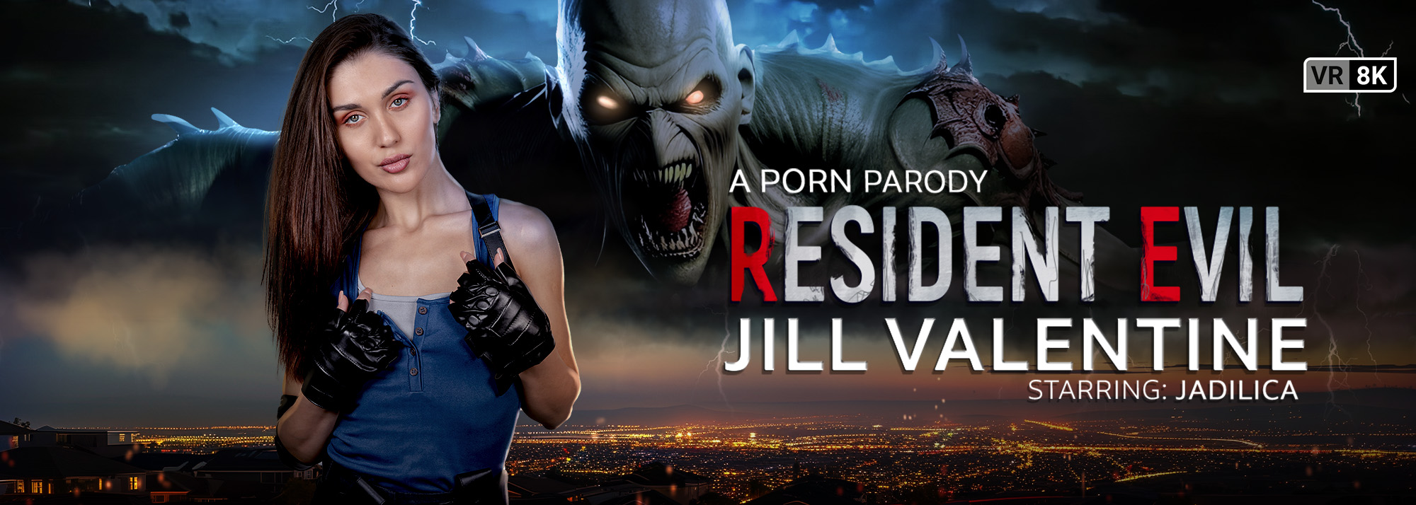 Resident Evil: Jill Valentine (A Porn Parody) - VR Video, Starring: Jadilica