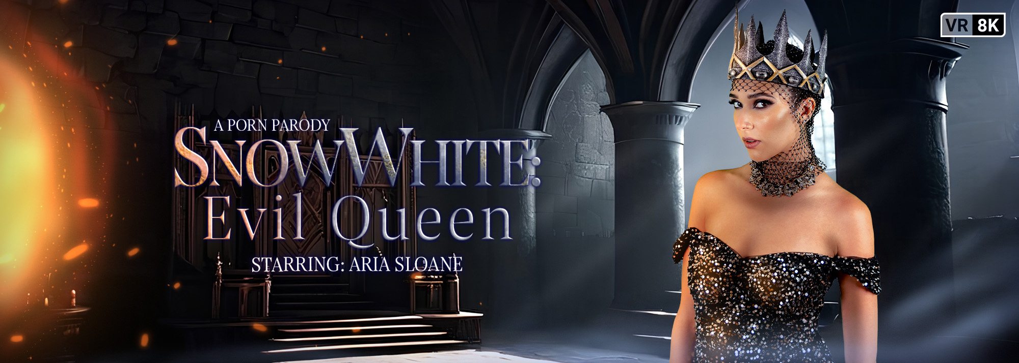 Snow White: Evil Queen (A Porn Parody) - VR Video, Starring: Aria Sloane