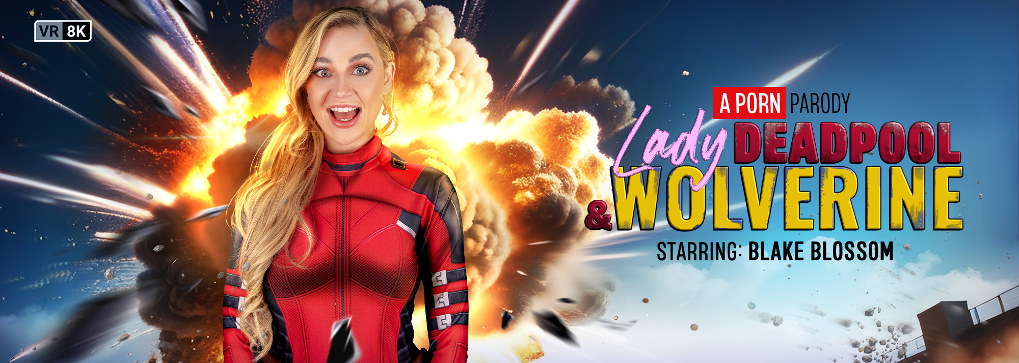 Lady Deadpool & Wolverine (A Porn Parody) - VR Video, Starring: Blake Blossom