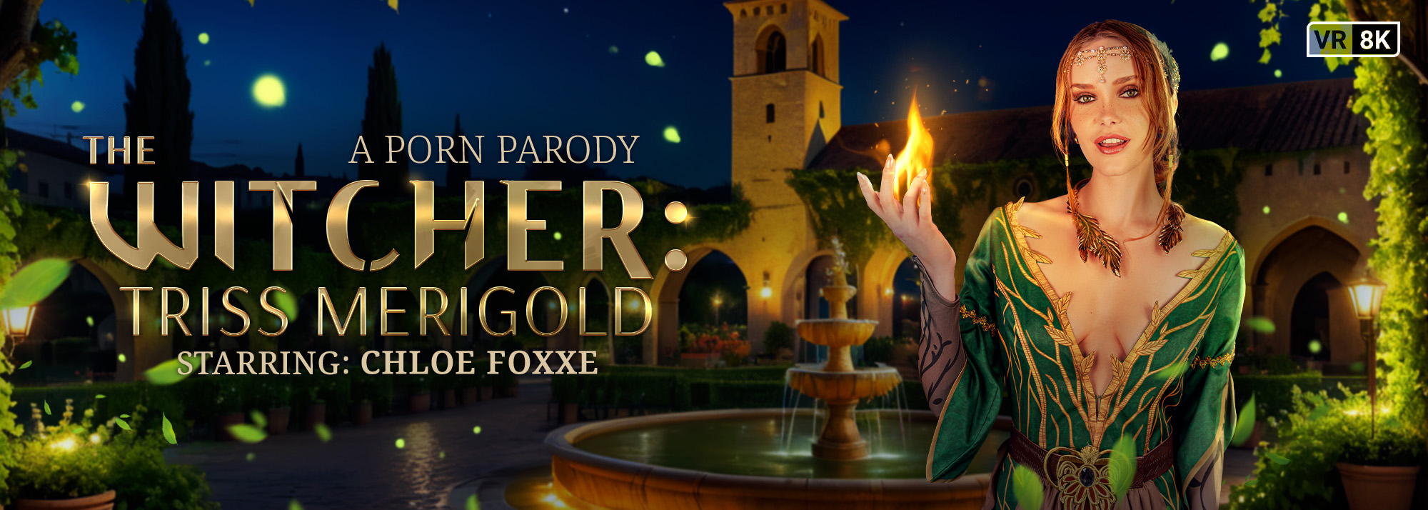 The Witcher: Triss Merigold (A Porn Parody) - VR Video, Starring: Chloe Foxxe