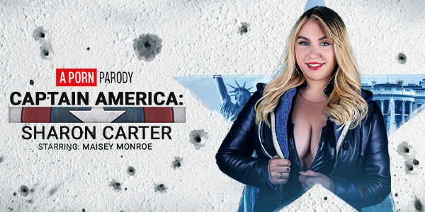 VRConk-Maisey Monroe-Captain America: Sharon Carter (A Porn Parody)