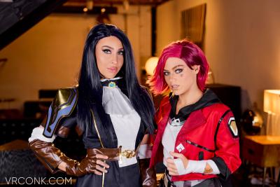 Arcane: Vi & Caitlyn (A Porn Parody) cosplay vr sex scene