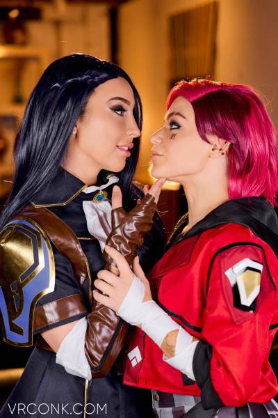 Arcane: Vi & Caitlyn (A Porn Parody) cosplay vr xxx video