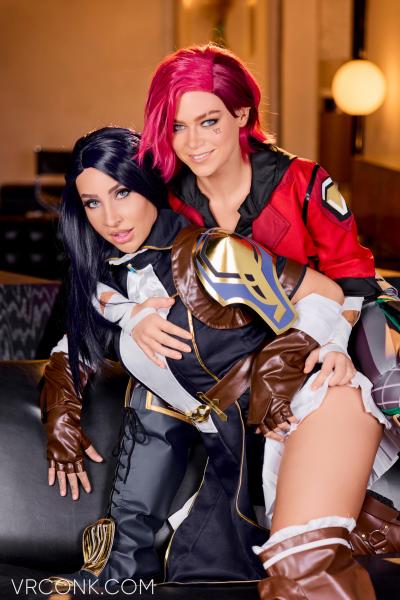 Arcane: Vi & Caitlyn (A Porn Parody) cosplay 4k vr xxx movie