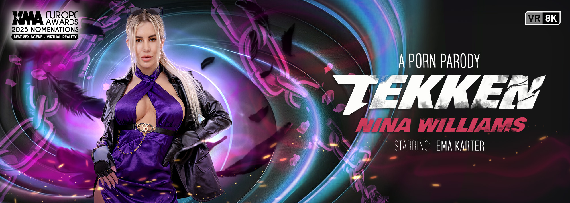 Tekken: Nina Williams (A Porn Parody) - VR Video, Starring: Ema Karter