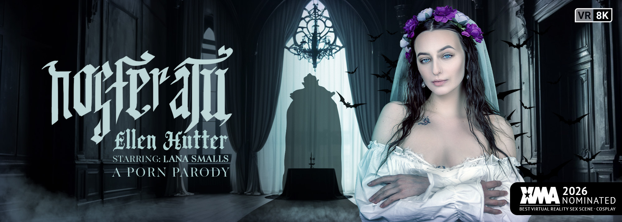 Nosferatu: Ellen Hutter (A Porn Parody) - VR Video, Starring: Lana Smalls