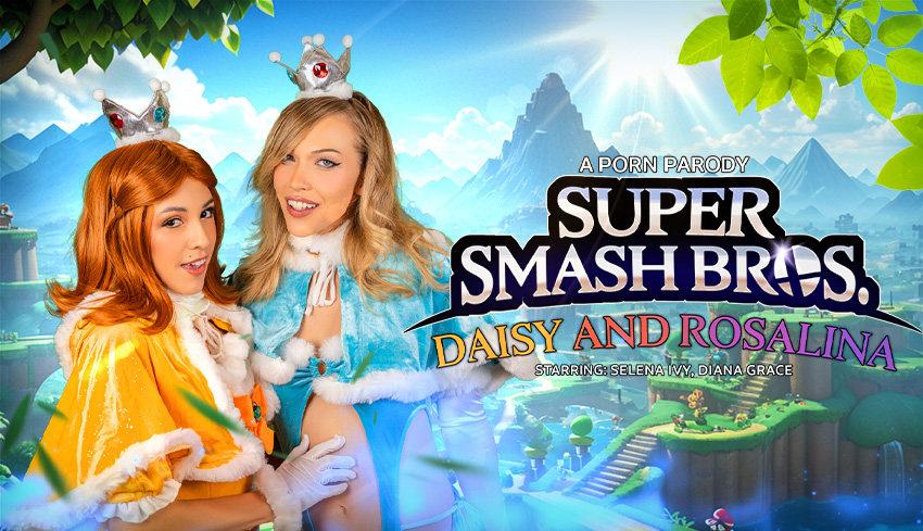 Watch Online and Download Super Smash Bros.: Daisy and Rosalina (A Porn Parody) VR Porn Movie with Diana Grace, Selena Ivy